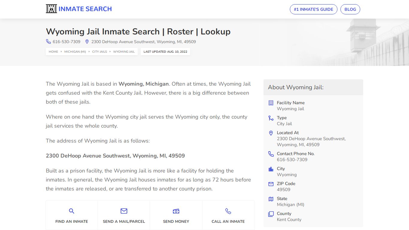Wyoming Jail Inmate Search | Roster | Lookup